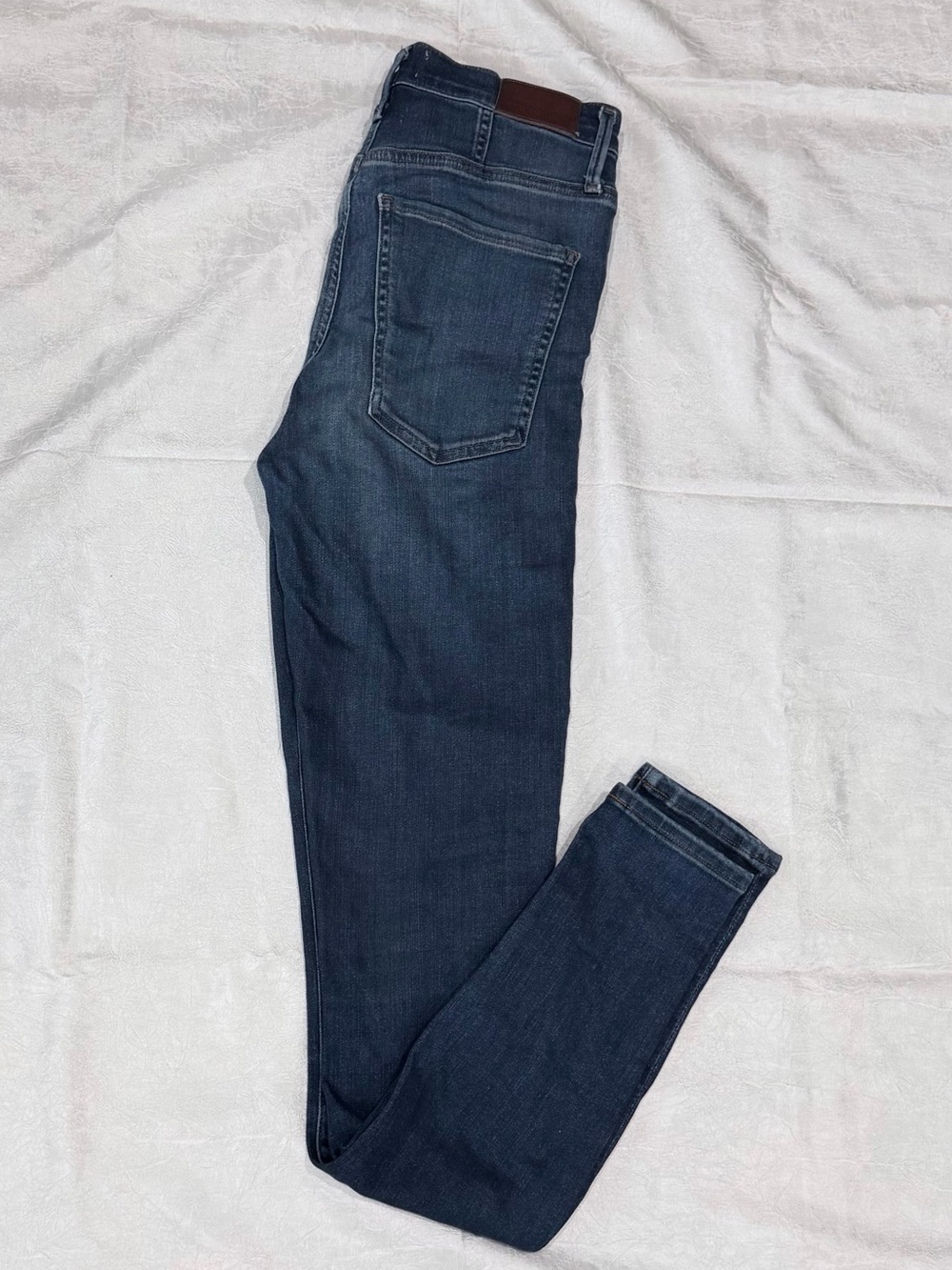 Citizens of Humanity Chrissy Long Skinny Jeans Blue Wash Size 25 Stretch Denim